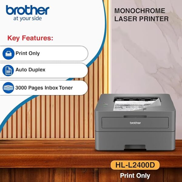 Brother HL-L2400D Monochrome Laser Duplex Printer